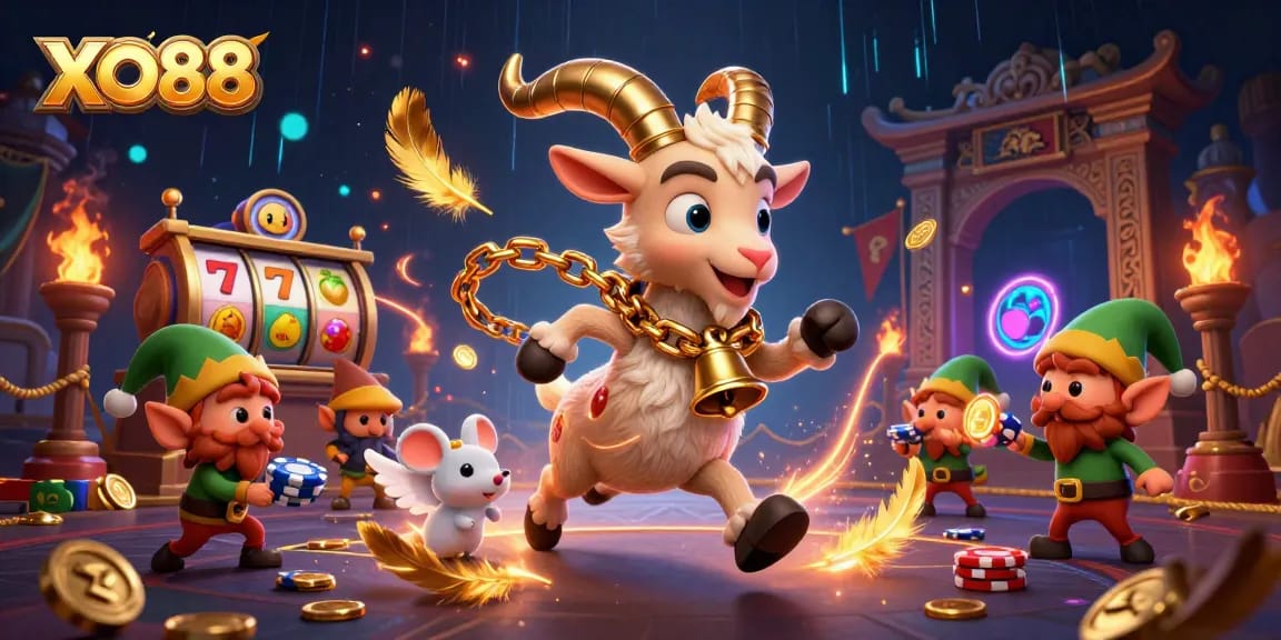 Play exciting casino games at XO88 with vibrant characters and immersive scenes.