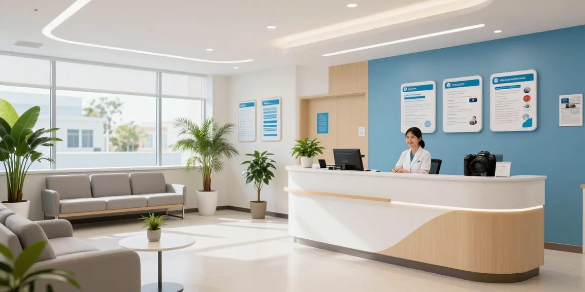 David Hoffmeister reviews in a medical services context highlighting patient care at a health clinic.