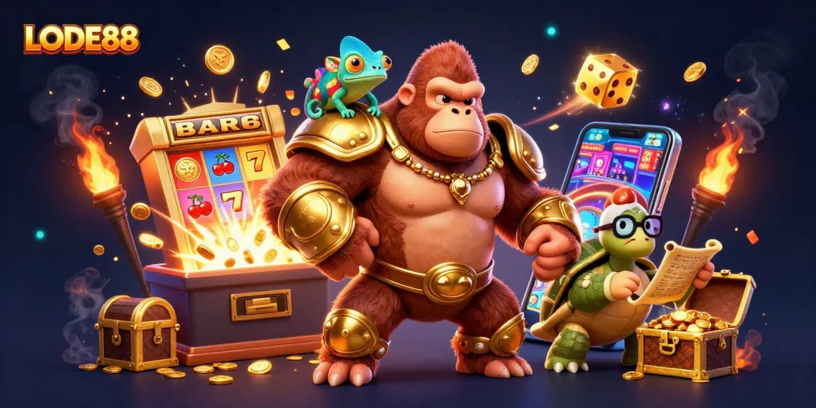 Experience thrilling wins with LODE88 through dynamic 3D casino action and nostalgic slot game elements.