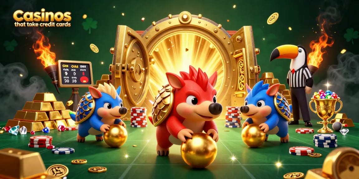 Experience thrilling gameplay at casinos that take credit cards with vibrant pangolins in action.