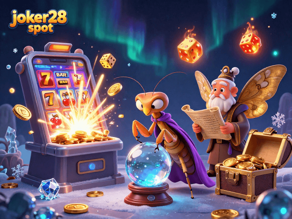 Permainan joker28 slot menggoda dengan jackpot berlimpah dan karakter menarik beraksi.