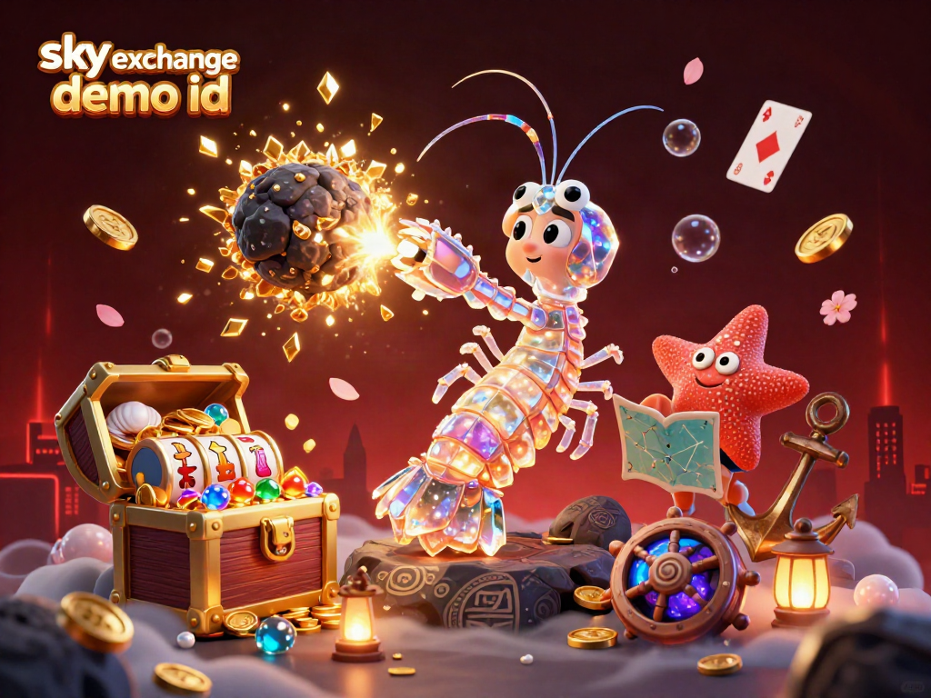 Engage with the sky exchange demo id as a galactic samurai mantis shrimp battles through an asteroid showering gems.