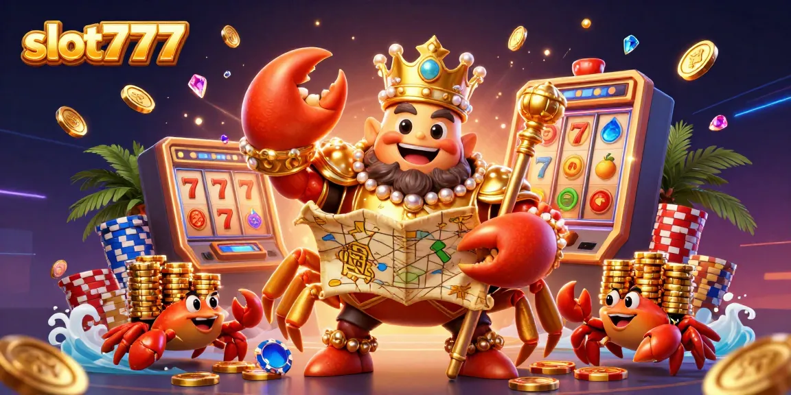 Menggulung jackpot dengan slot777, ilustrasi kerang emas mengontrol permainan kasino yang spektakuler.