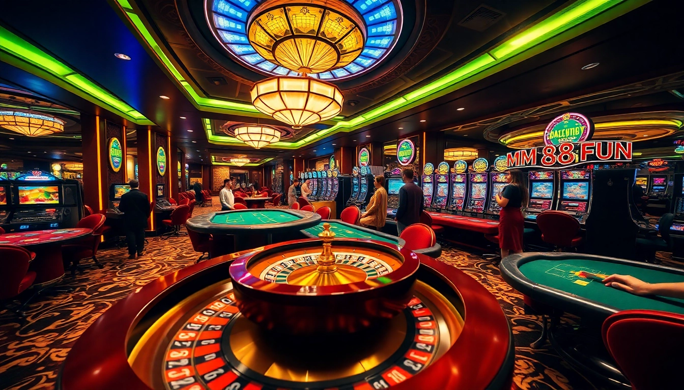 Experience the excitement of MM 88 FUN with vibrant casino games and an engaging atmosphere.
