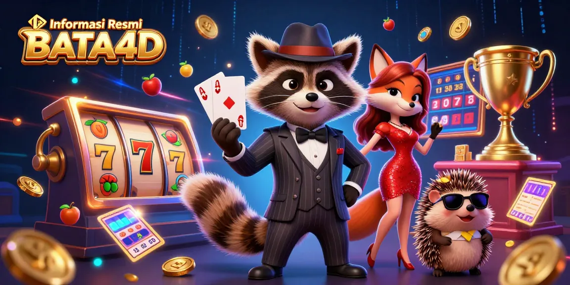 Menangkan jackpot di Informasi Resmi BATA4D dengan karakter kasino yang menarik dan elemen permainan yang dinamis.