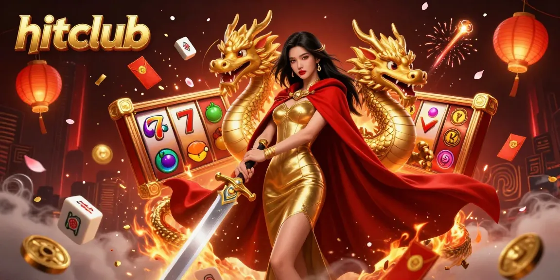 Engage with hitclub's thrilling casino atmosphere, where anticipation builds around golden jackpot reels and vibrant symbols.