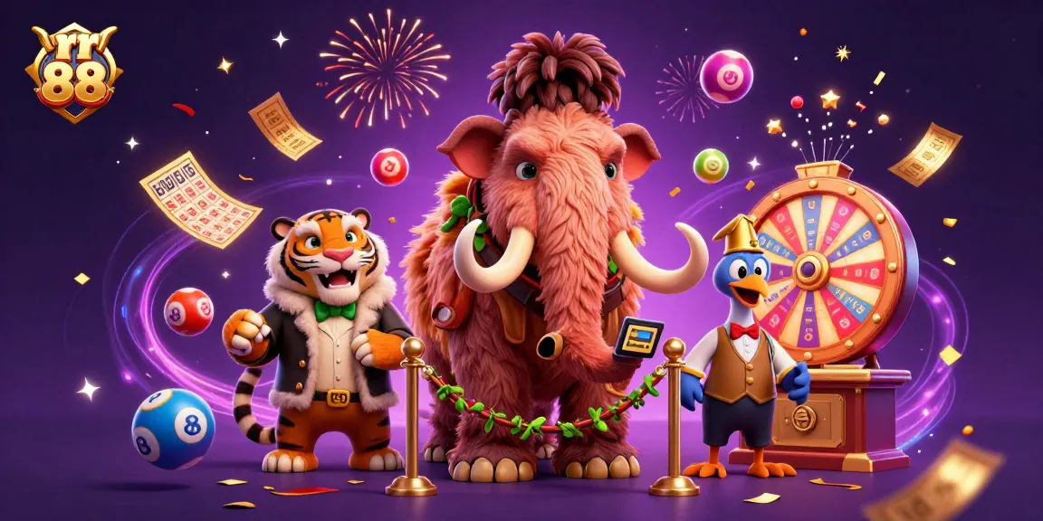 Experience the excitement of rr 88 as the woolly mammoth checks IDs at the casino entrance.