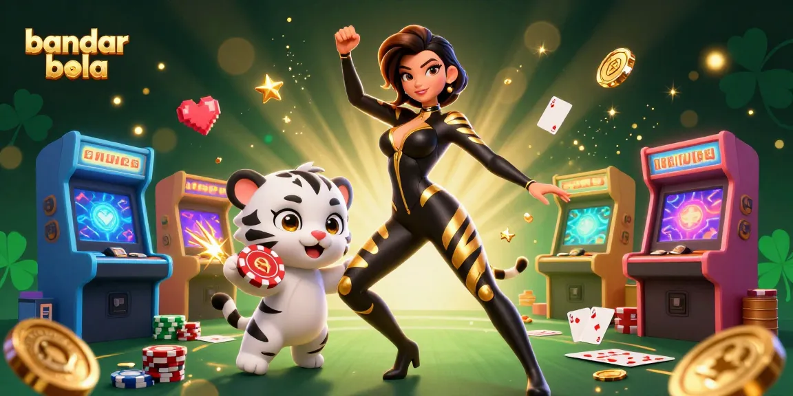 Engage with bandar bola as a stunning woman and playful tiger bring casino thrills to life.