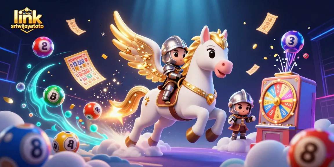 Engage with link sriwijayatoto in an energetic casino scene featuring a celestial horse and vibrant game elements.