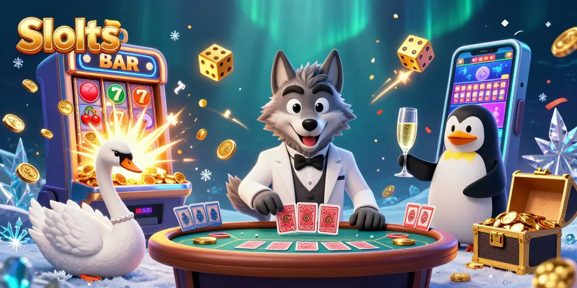 Engage with thrilling Slots action featuring luxury characters and vibrant casino elements.
