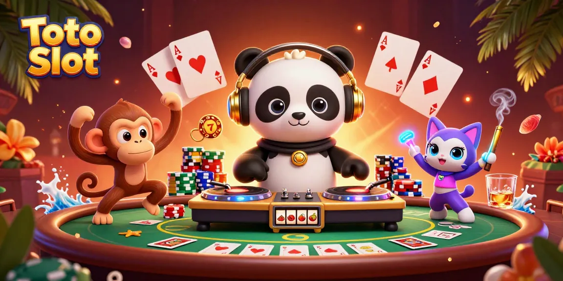 Menangkan Toto Slot dengan DJ panda dan karakter kucing berenergi dalam suasana pesta kasino