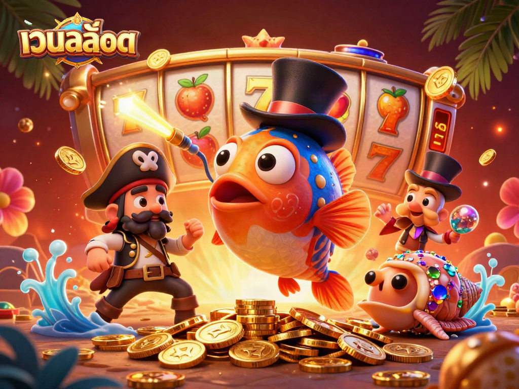 Engage with เว็บสล็อต and the thrill of treasure hunting through vibrant casino-themed underwater adventure.