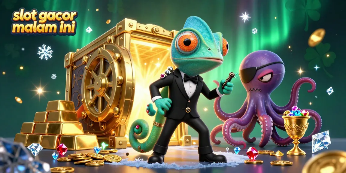 Slot gacor malam ini mengeksplorasi dunia perjudian dengan elemen berkilau dan karakter menarik.