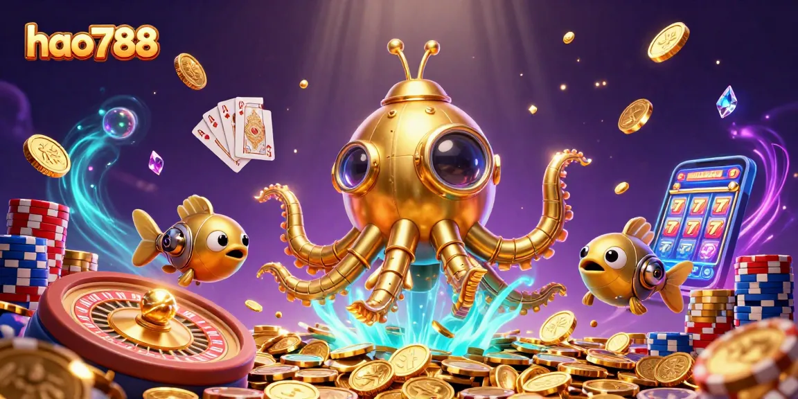 HAO788 menawarkan slot online dengan tampilan karakter laut dan elemen mesin slot yang menarik