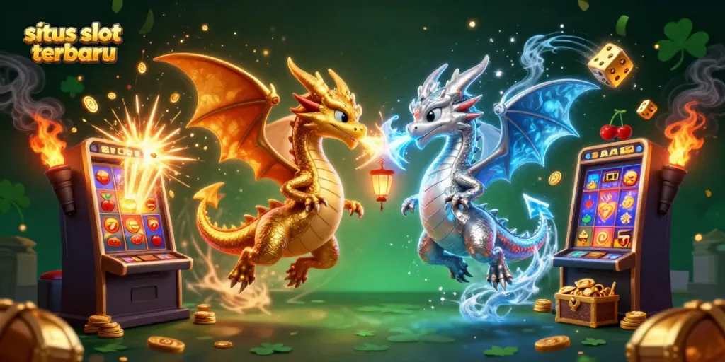 Menggandakan peluang dengan situs slot terbaru dalam ilustrasi kasino yang memukau.