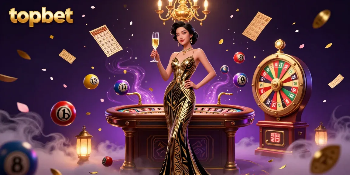 Experience the luxury of gambling with topbet's vibrant 3D casino illustration featuring dynamic elements.