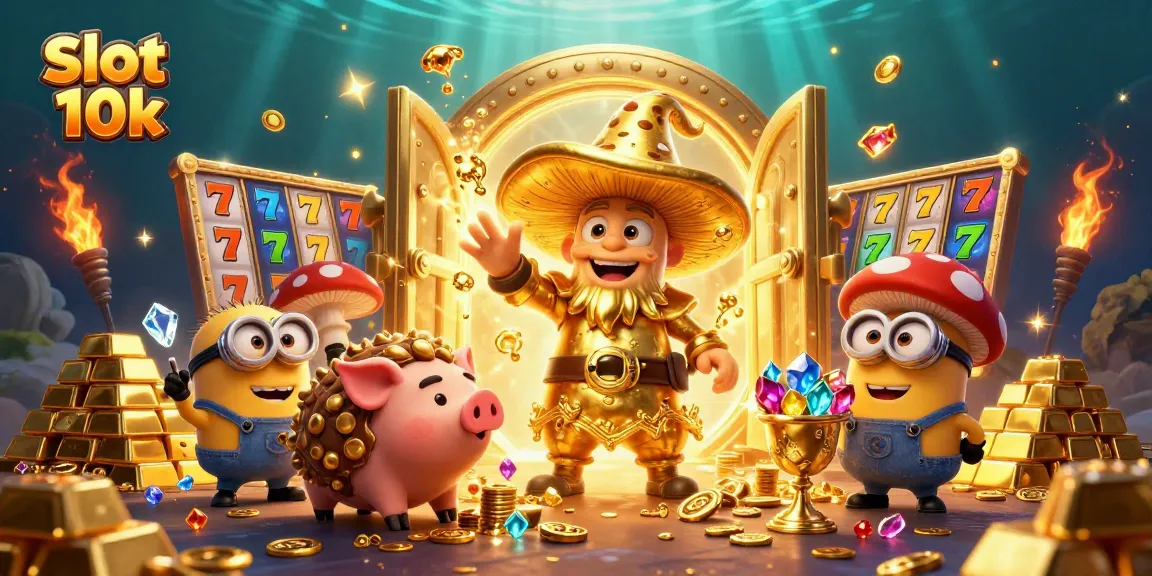 Experience the excitement of slot 10k with golden treasures, magical characters, and dynamic game elements.