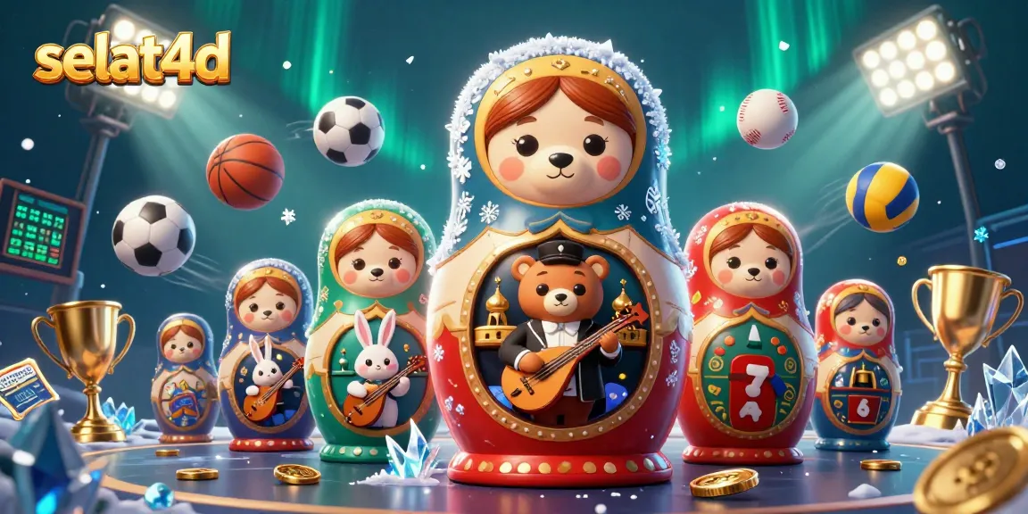 Experience excitement with selat4d as playful bears and a rabbit celebrate casino themes!