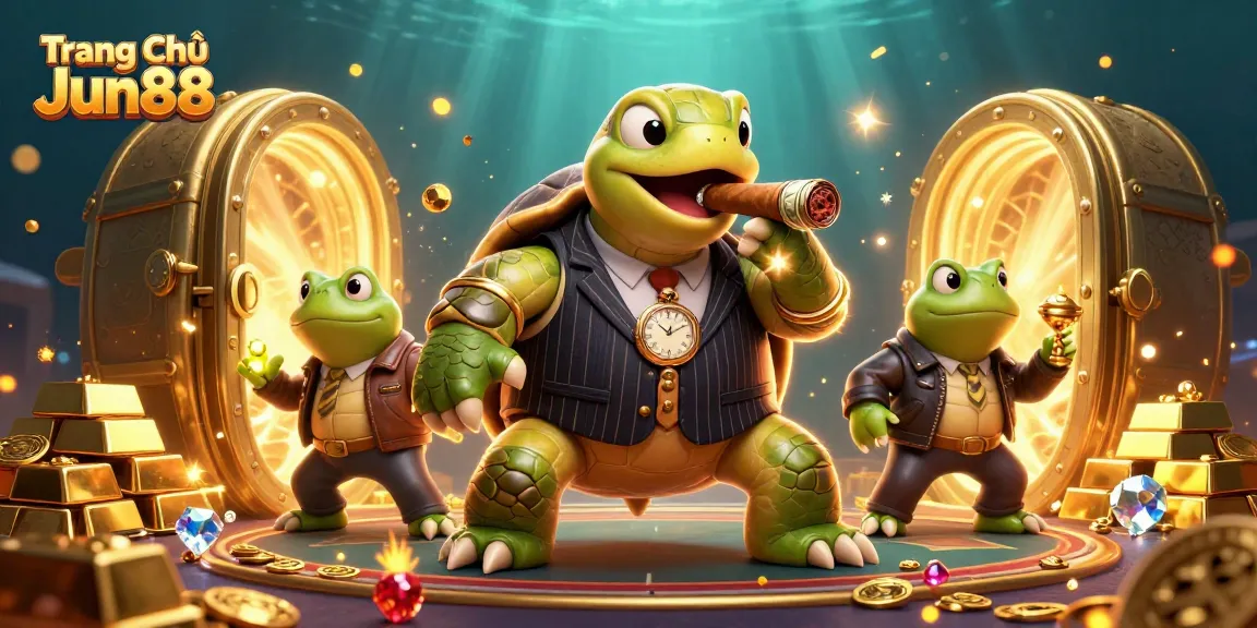 Play and win at Trang Chủ Jun88 featuring vibrant characters and exciting casino elements.