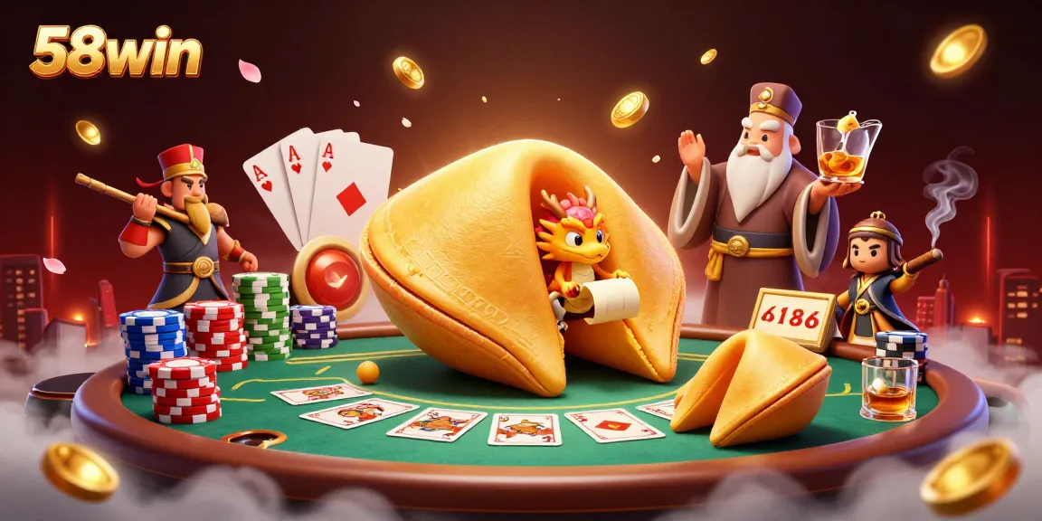 Experience thrilling gaming adventures at 58win with a vibrant, immersive casino scene.