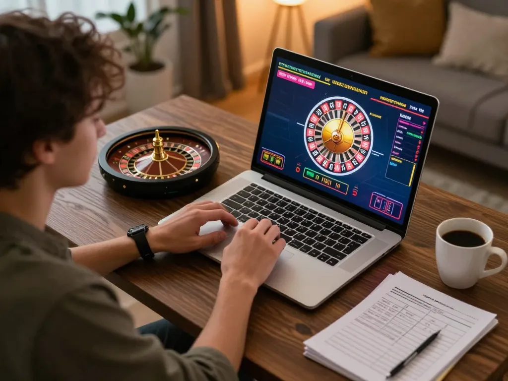 Experience sun win by spinning the roulette wheel in engaging online casino gameplay.