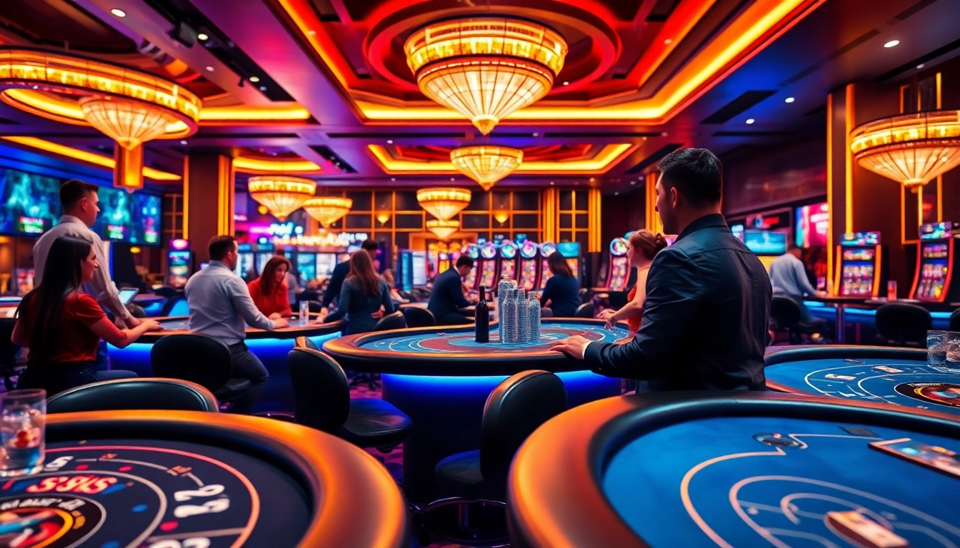 에볼루션 카지노의 생생한 라이브 게임 환경을 포착한 이미지.