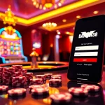 Experience the thrill of winning at Batman138 login with a vibrant casino scene featuring slot machines and poker chips.